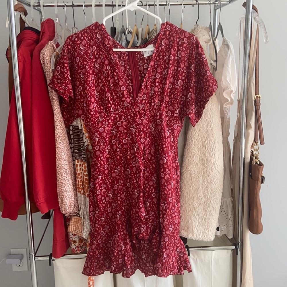 Princess Polly red summer dress